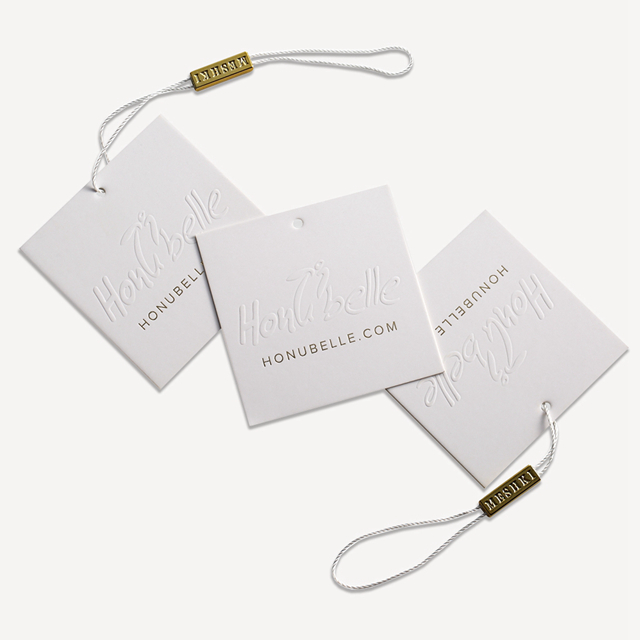 Silk Hang Tags - Print Custom Clothing Tags